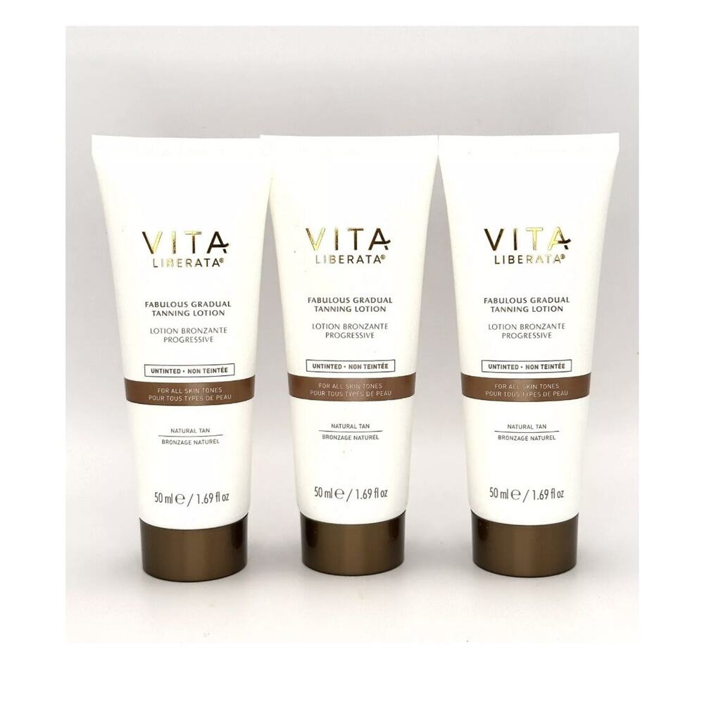 Vita Liberata Tanning Lotion-3 Bottles 1.69oz Each Fabulous Gradual Natural Tan